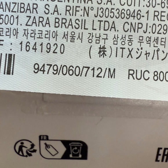 Zara Cream Wide-Leg Pants - Picture 9 of 12